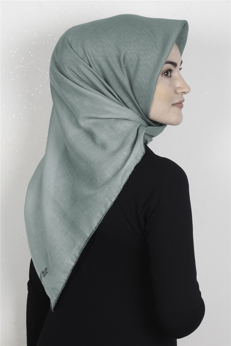 Pamuklu Soft Eşarp 3331-36 Mint Yeşili
