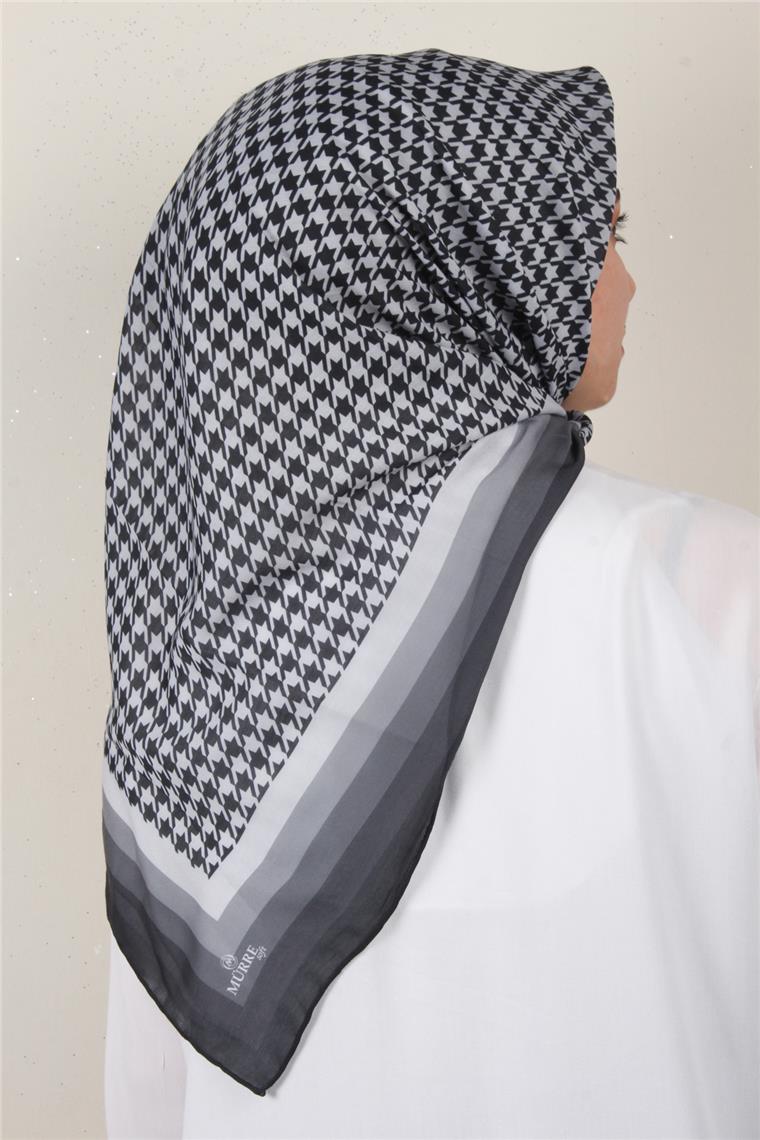 Pamuklu Soft Eşarp 3340-2 Gri