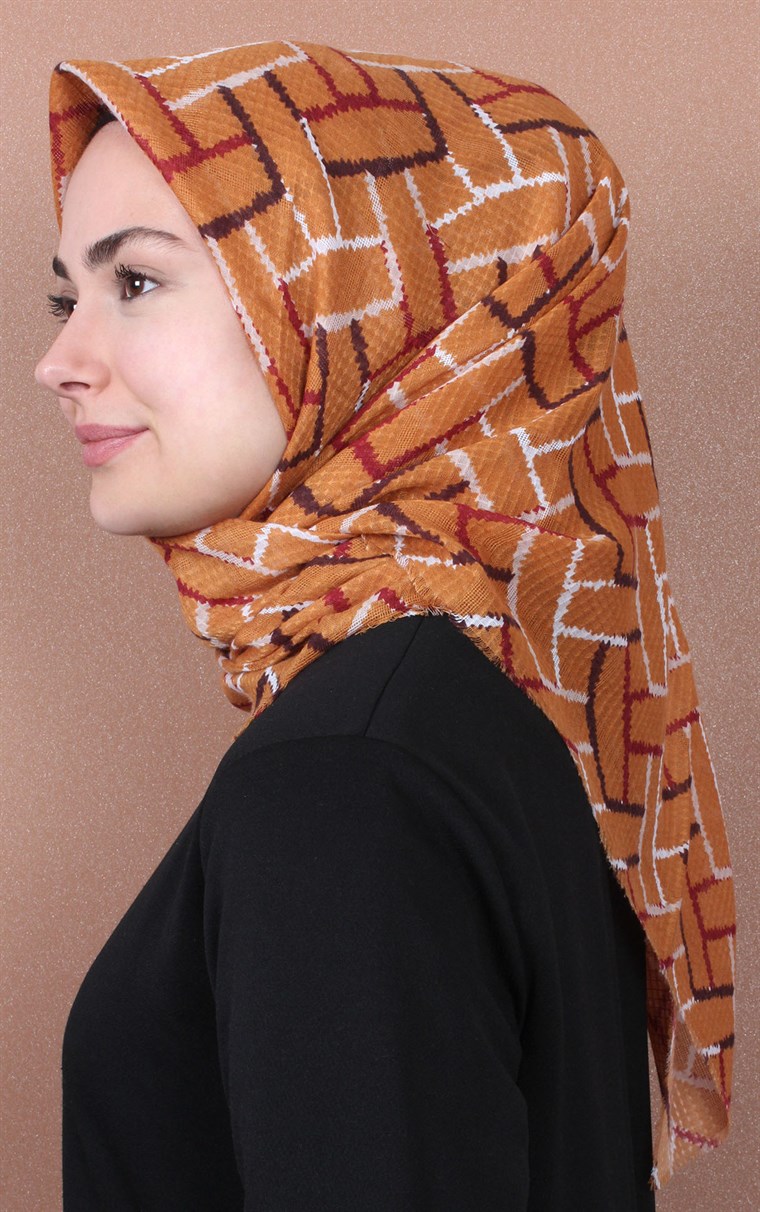 Pamuklu Trend Eşarp 1704-4