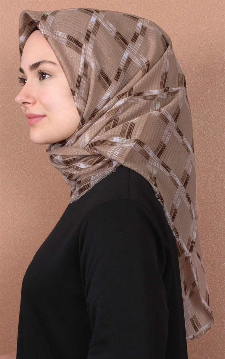 Pamuklu Trend Eşarp 1704-7