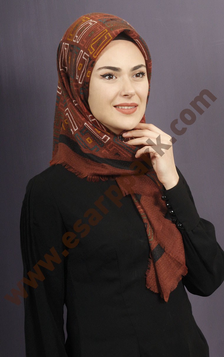 Pamuklu Trend Eşarp 1724-14