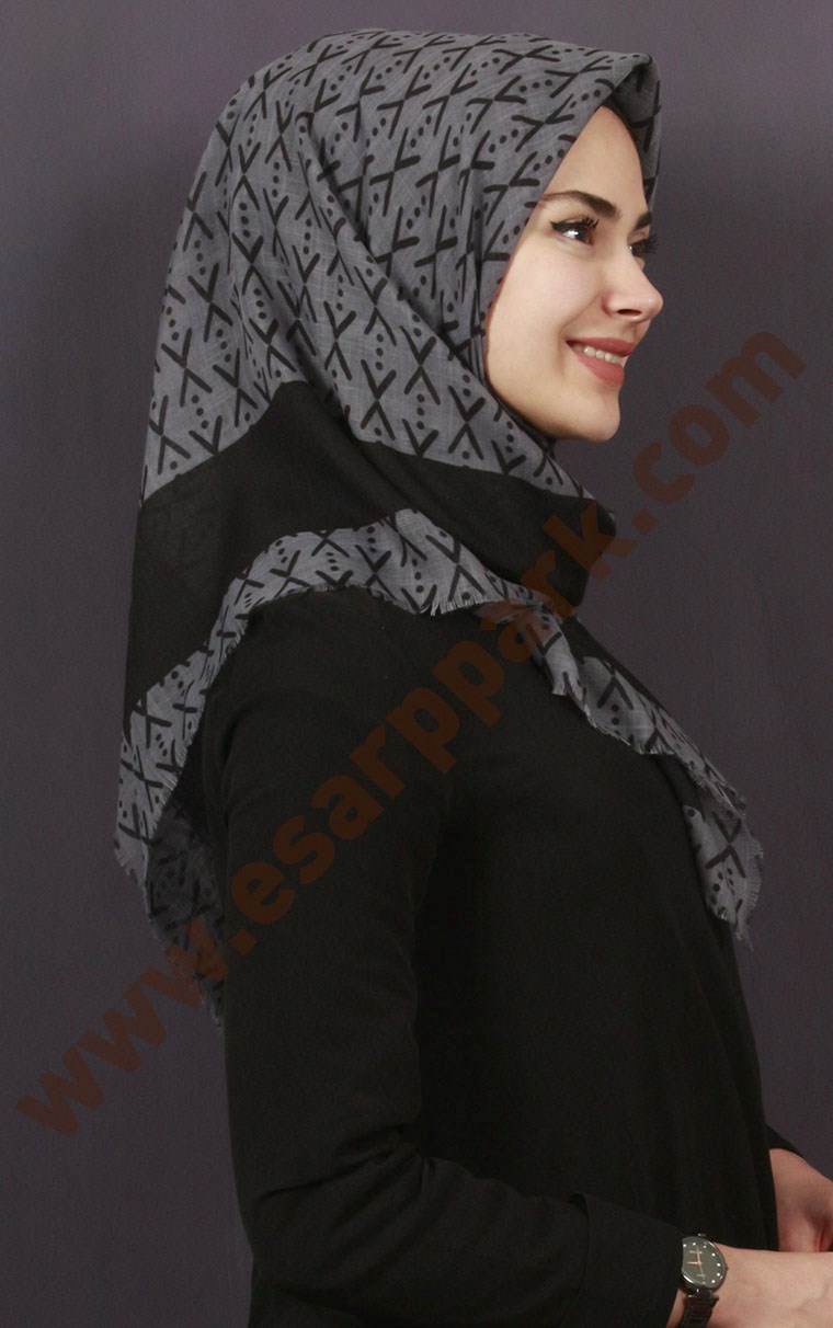 Pamuklu Trend Eşarp 1727-16