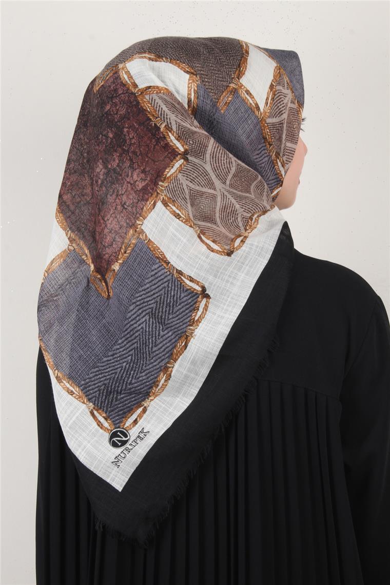 Pamuklu Trend Eşarp 9803-2 Siyah