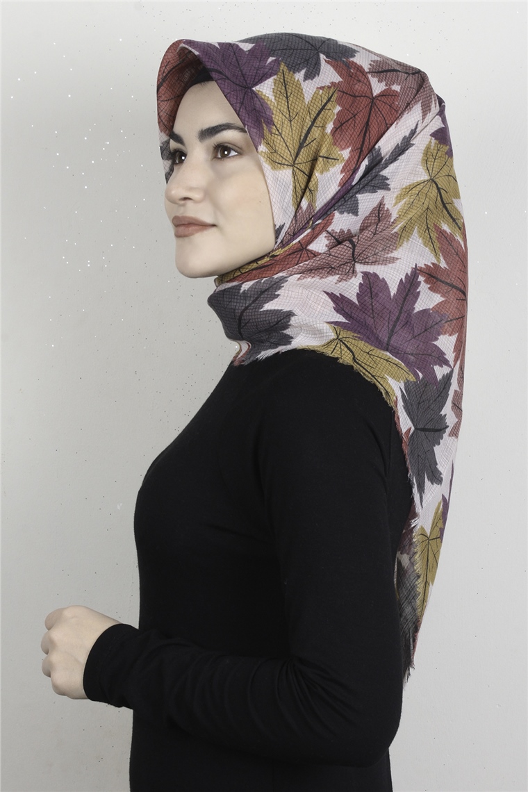 Pamuklu Trend Eşarp 9908-2 Toz Pembe