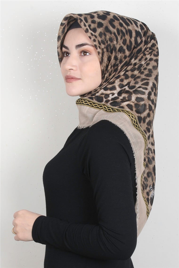 Pamuklu Trend Eşarp 9913-3 Bej