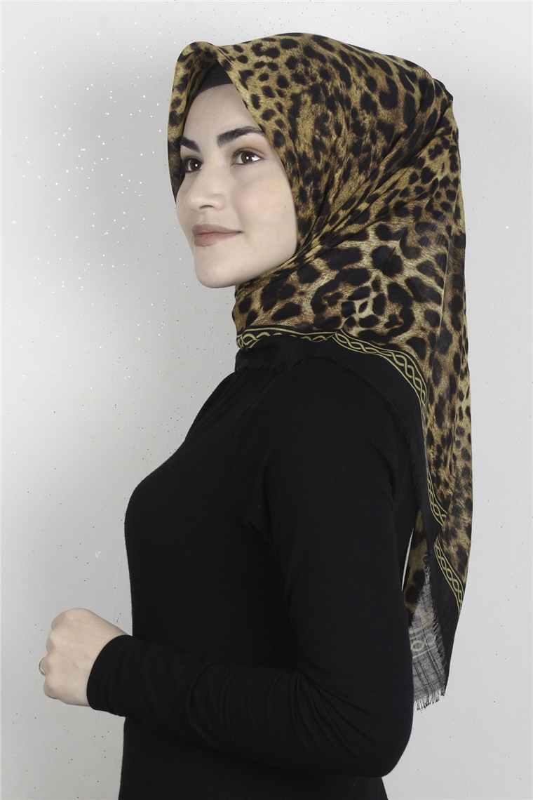 Pamuklu Trend Eşarp 9913-5 Siyah 