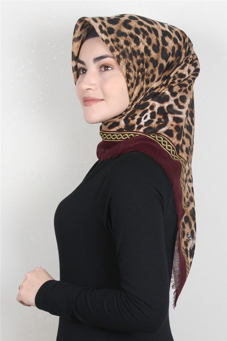 Pamuklu Trend Eşarp 9913-7 Bordo