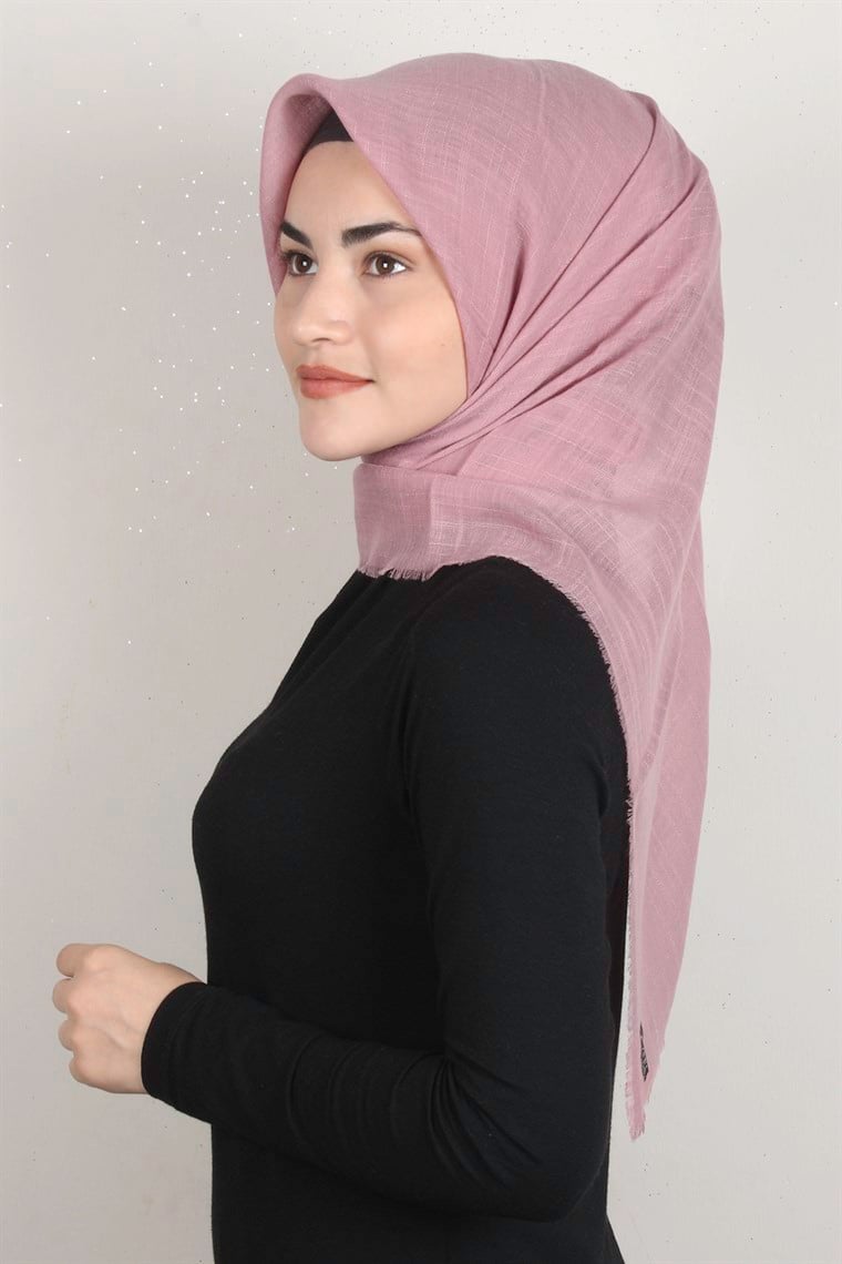 Pamuklu Trend Eşarp 9914-16 Pudra