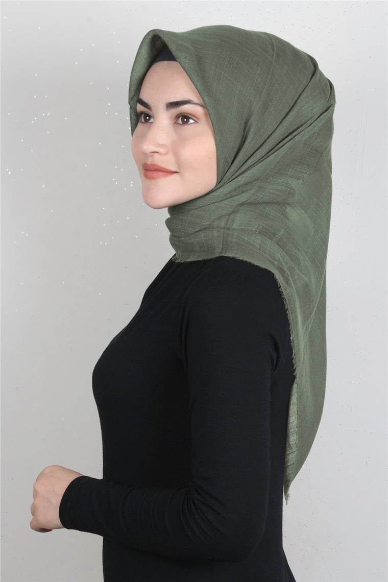 Pamuklu Trend Eşarp 9914-3 Haki