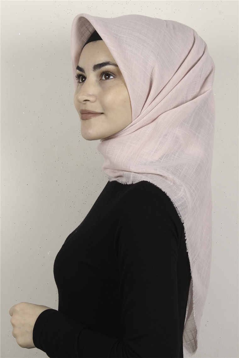 Pamuklu Trend Eşarp 9914-47 Pudra
