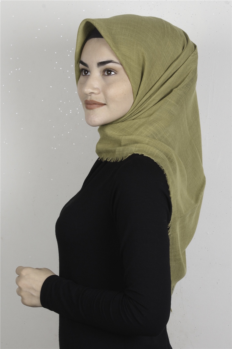 Pamuklu Trend Eşarp 9914-9 Hardal