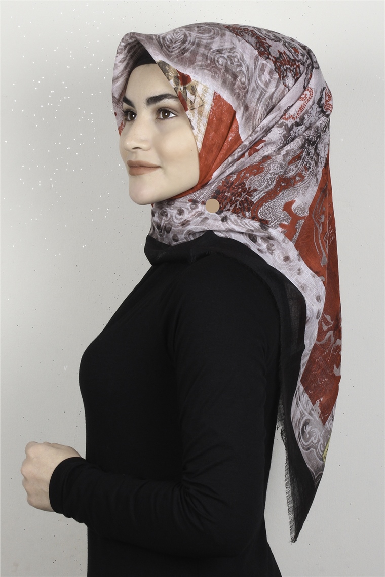 Pamuklu Trend Eşarp 9918-19 Siyah