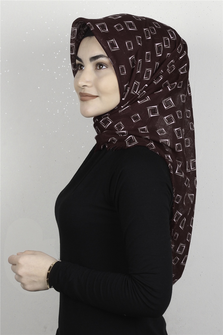 Pamuklu Trend Eşarp 9919-5 Bordo