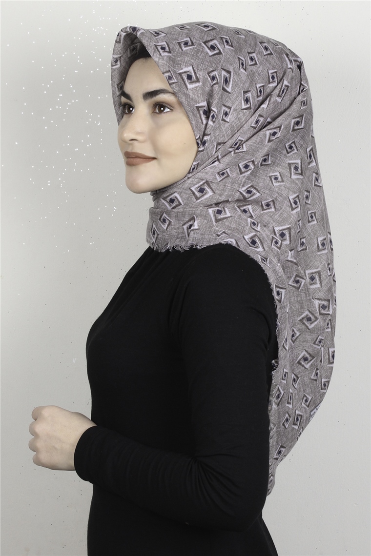 Pamuklu Trend Eşarp 9919-6 Vizon