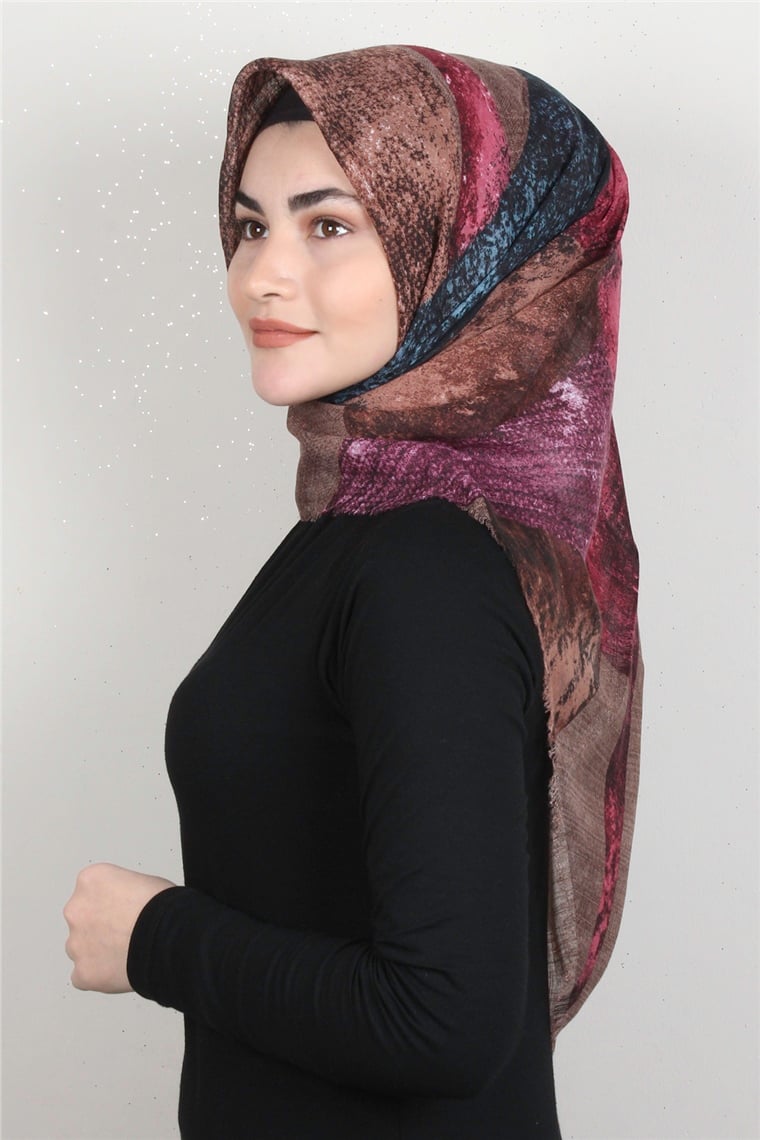 Pamuklu Trend Eşarp 9920-6 Vizon
