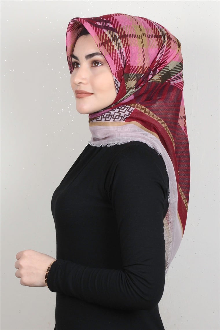 Pamuklu Trend Eşarp 9922-16 Taş