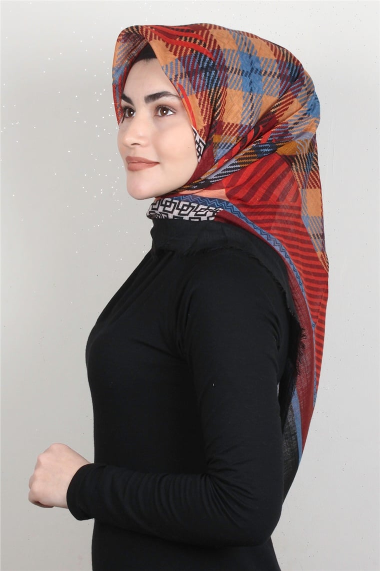 Pamuklu Trend Eşarp 9922-2 Siyah