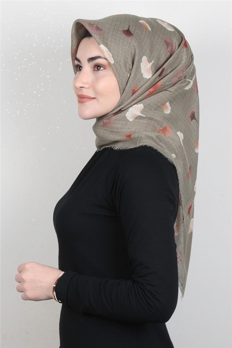Pamuklu Trend Eşarp 9927-16 Yeşil