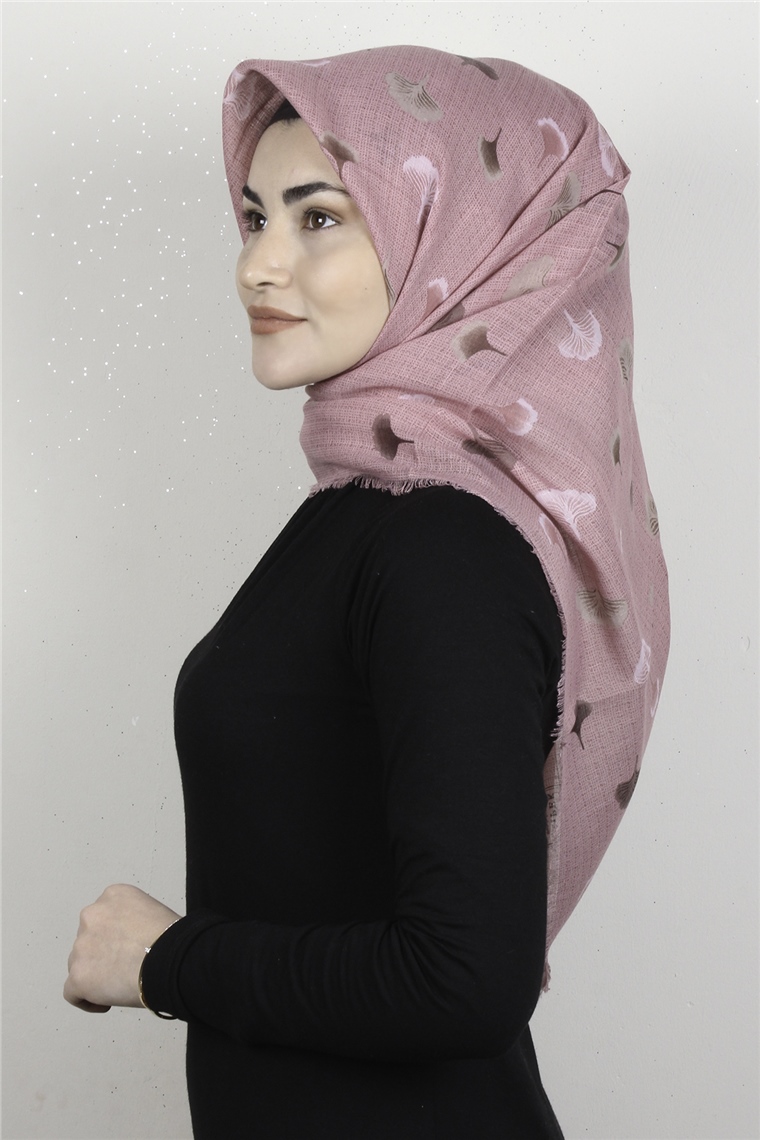 Pamuklu Trend Eşarp 9927-2 Pudra