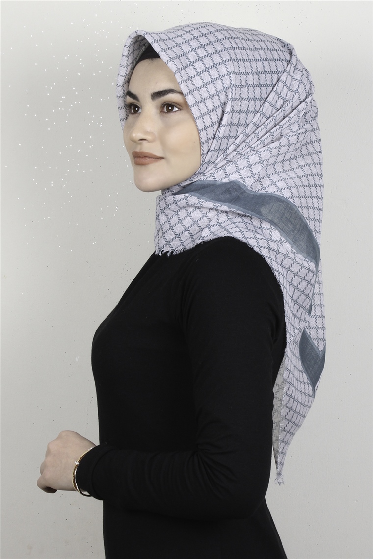 Pamuklu Trend Eşarp 9928-6 Su Yeşili