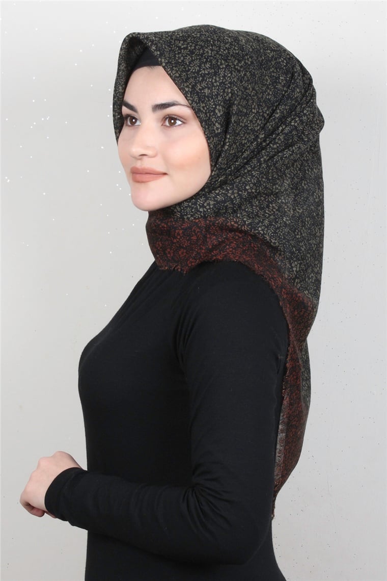 Pamuklu Trend Eşarp 9930-2 Kiremit