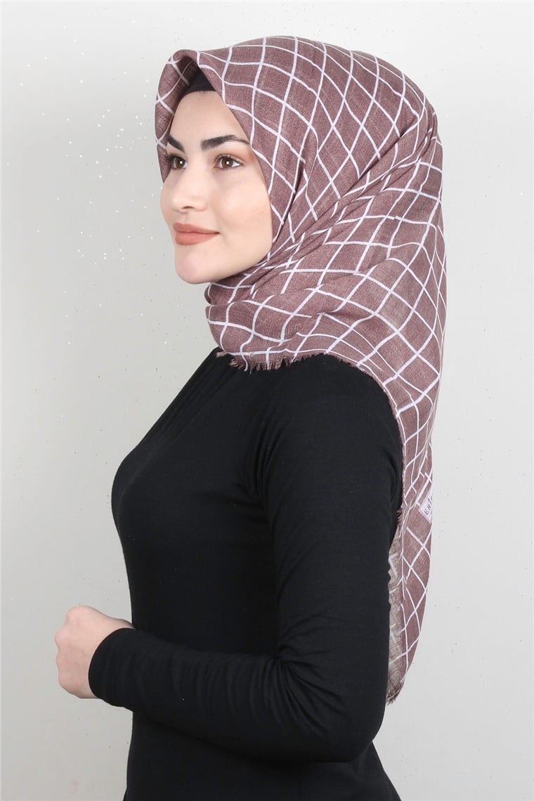 Pamuklu Trend Eşarp 9938-11 Gül Kurusu 