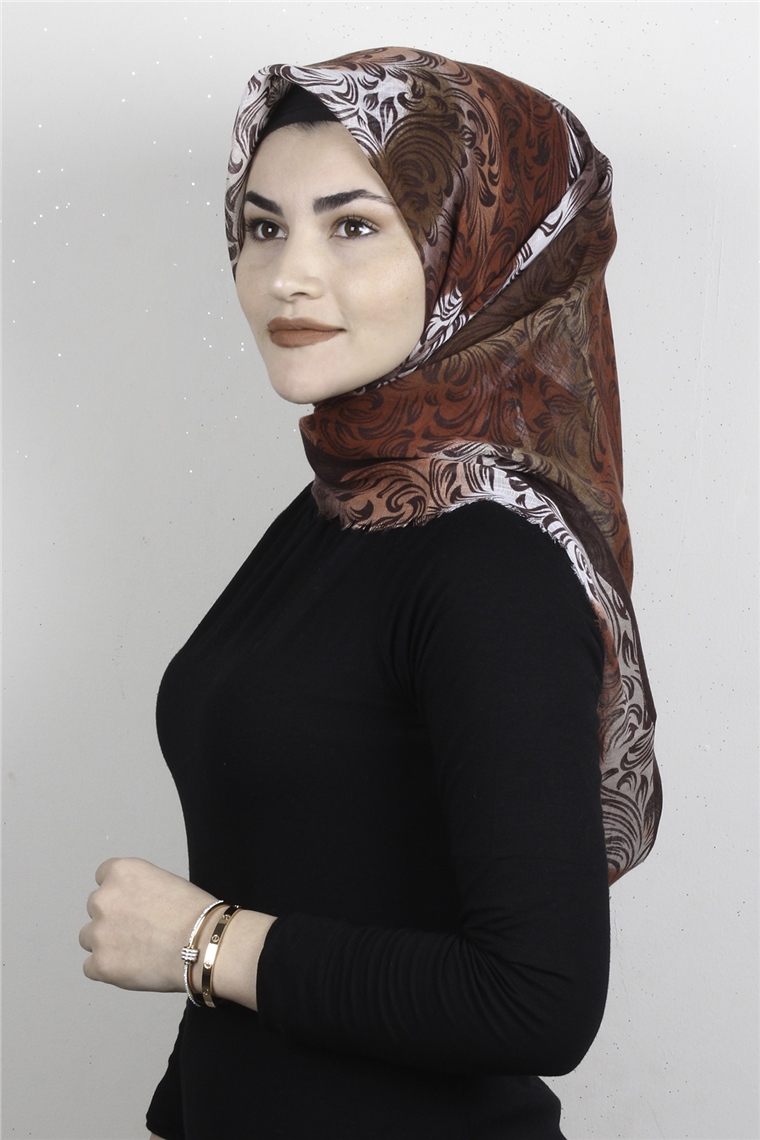 Pamuklu Trend Eşarp 9940-10 Lila