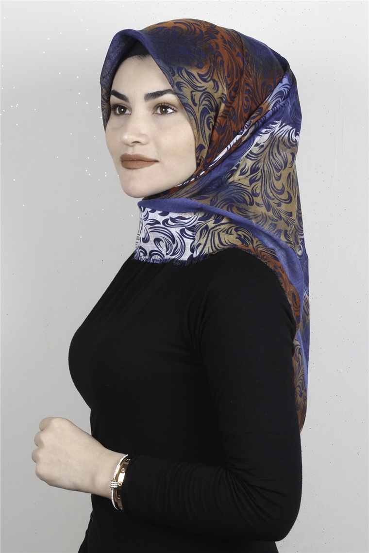 Pamuklu Trend Eşarp 9940-7 Mürdüö