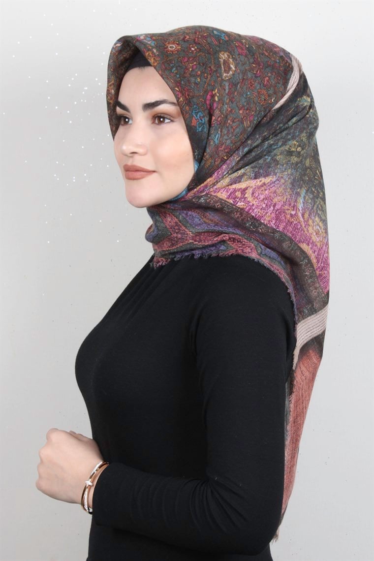 Pamuklu Trend Eşarp 9946-5 Yeşil
