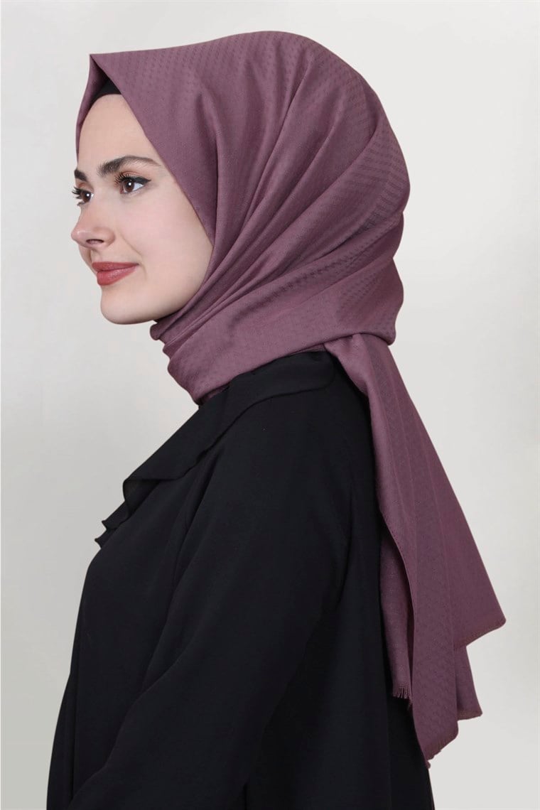 Pamuklu Twist Şal 1276-13 Lavanta