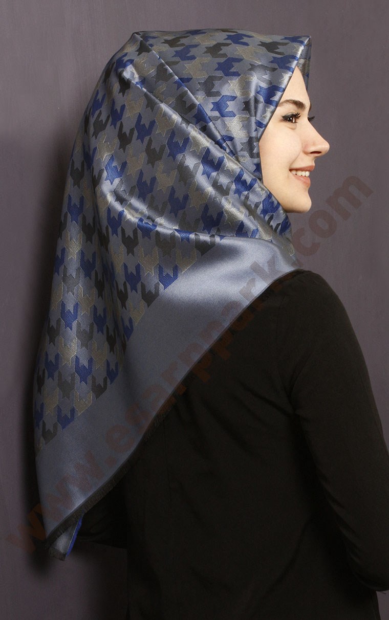 Pano Desenli Eşarp 1317-9