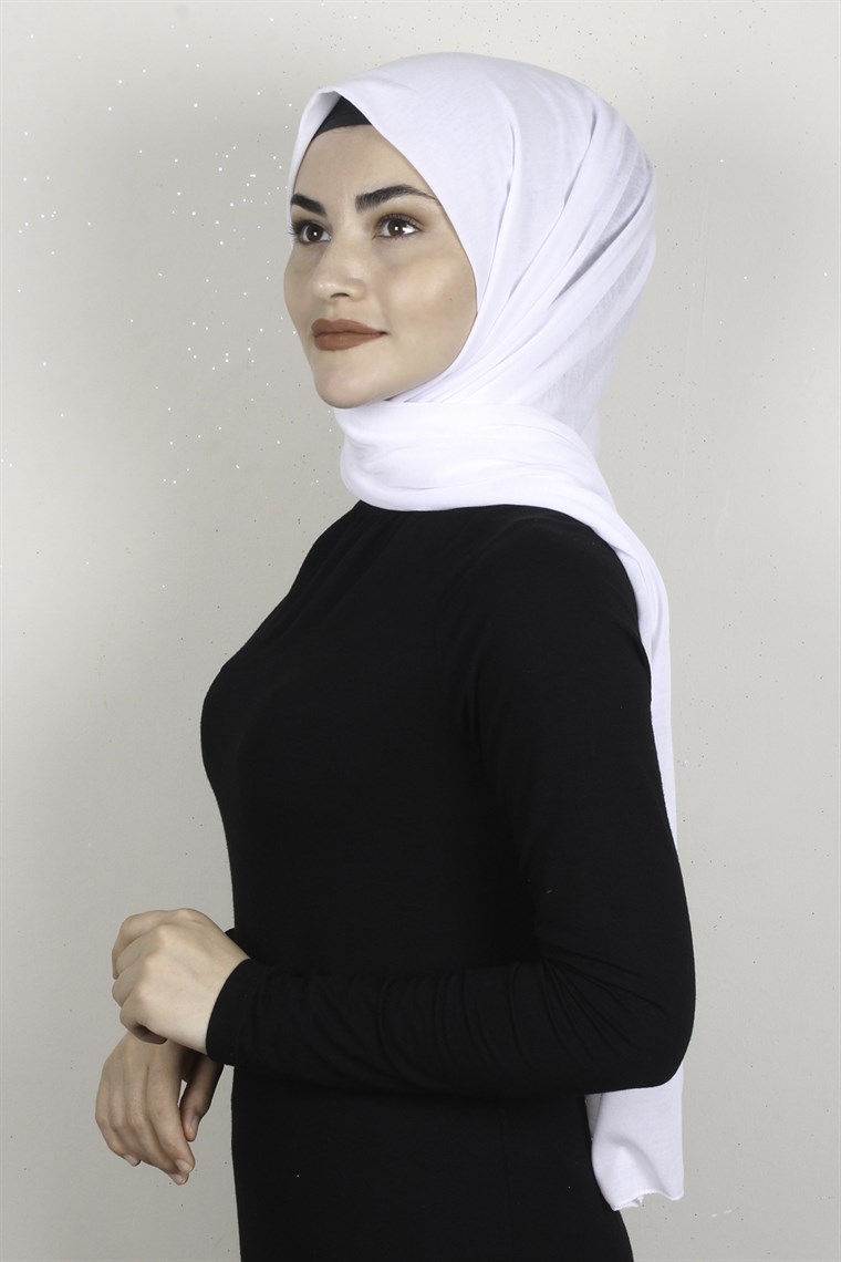 Penye Şal 2552-31 Beyaz