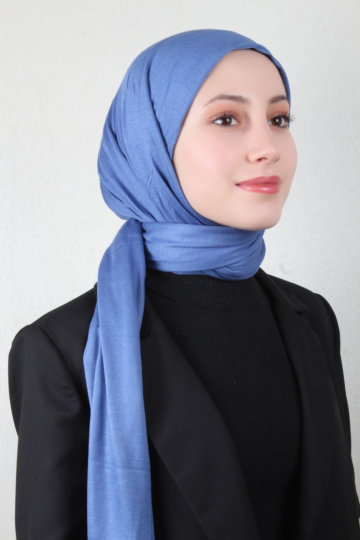 Penye Şal 2552-65 Açık Mavi