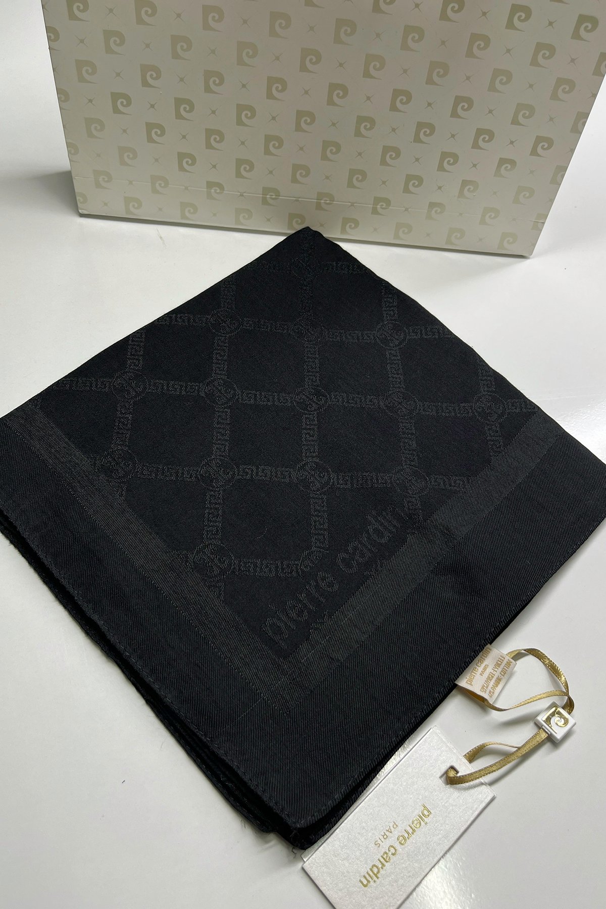 Pierre Cardin Monogram Pamuklu Eşarp 1080900-911