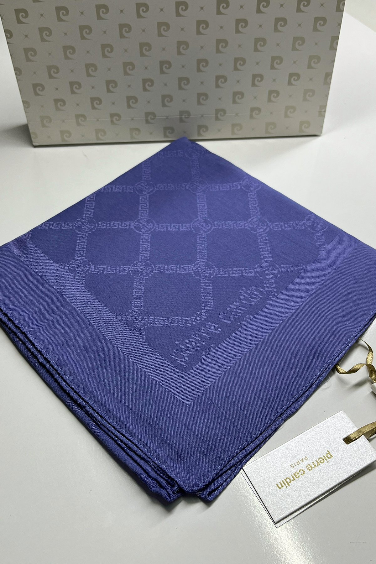 Pierre Cardin Monogram Pamuklu Eşarp 1080900-923