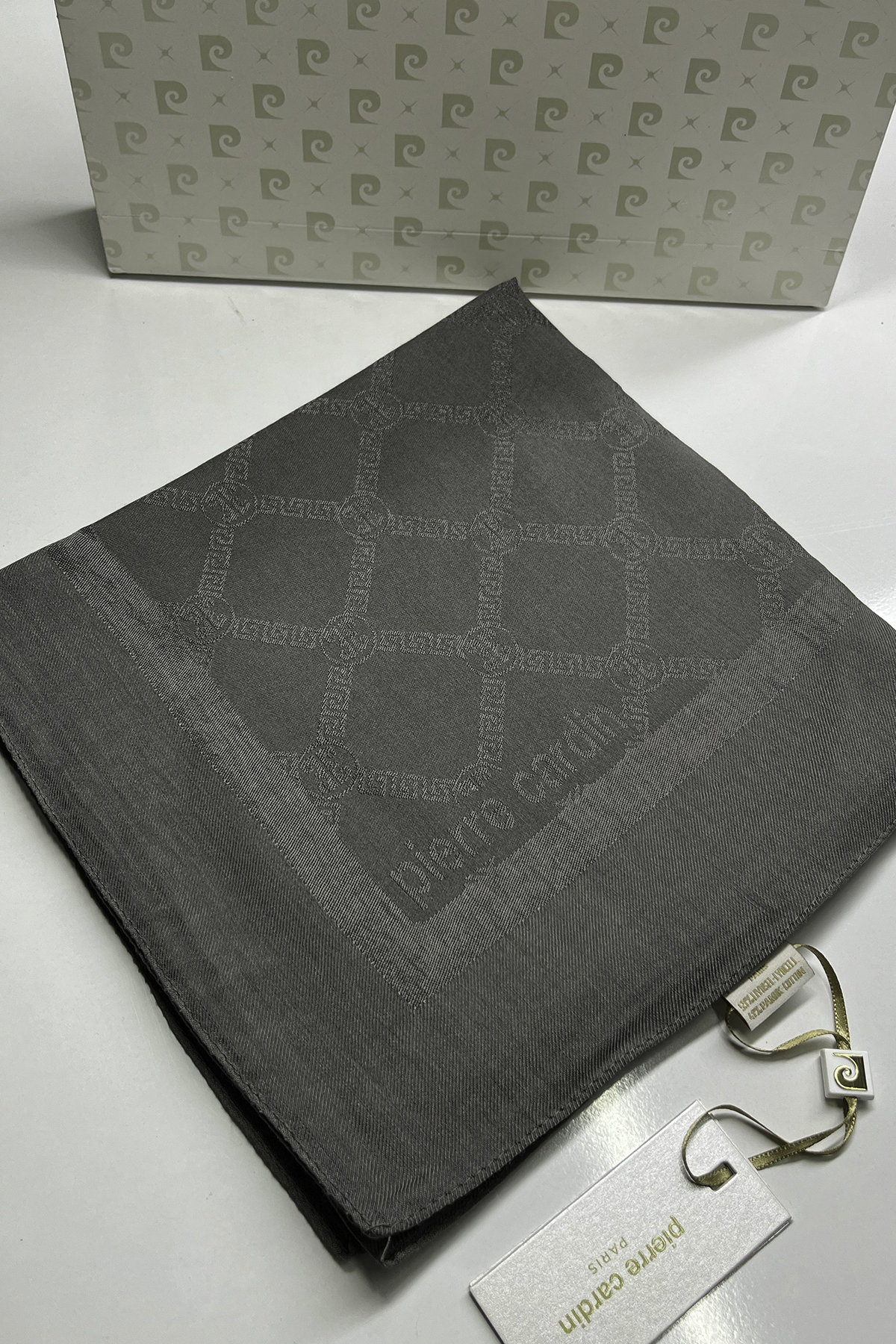 Pierre Cardin Monogram Pamuklu Eşarp 1080900-973