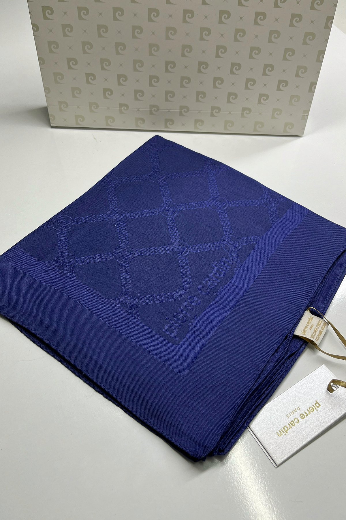 Pierre Cardin Monogram Pamuklu Eşarp 1080900-921