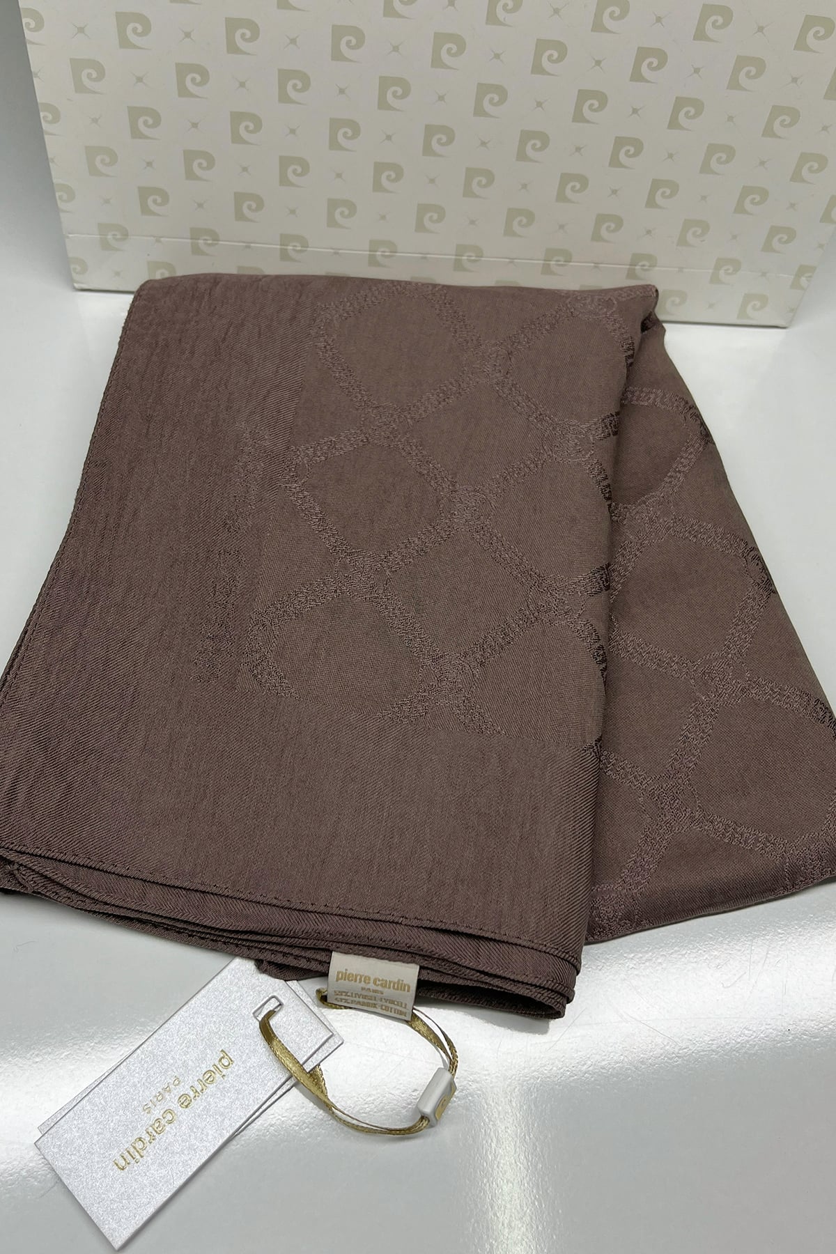 Pierre Cardin Monogram Pamuklu Şal  1080800-932
