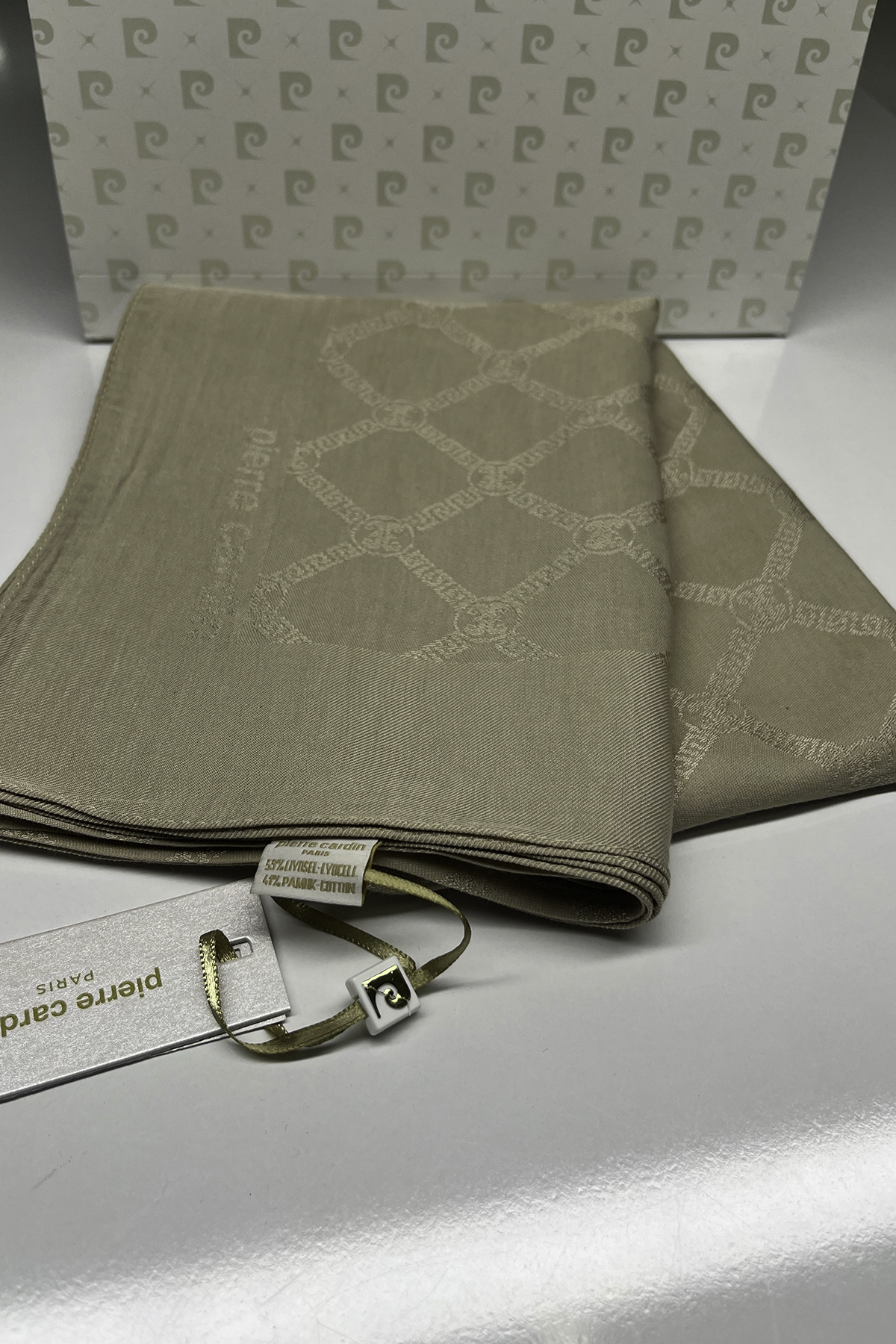 Pierre Cardin Monogram Pamuklu Şal  1080800-934