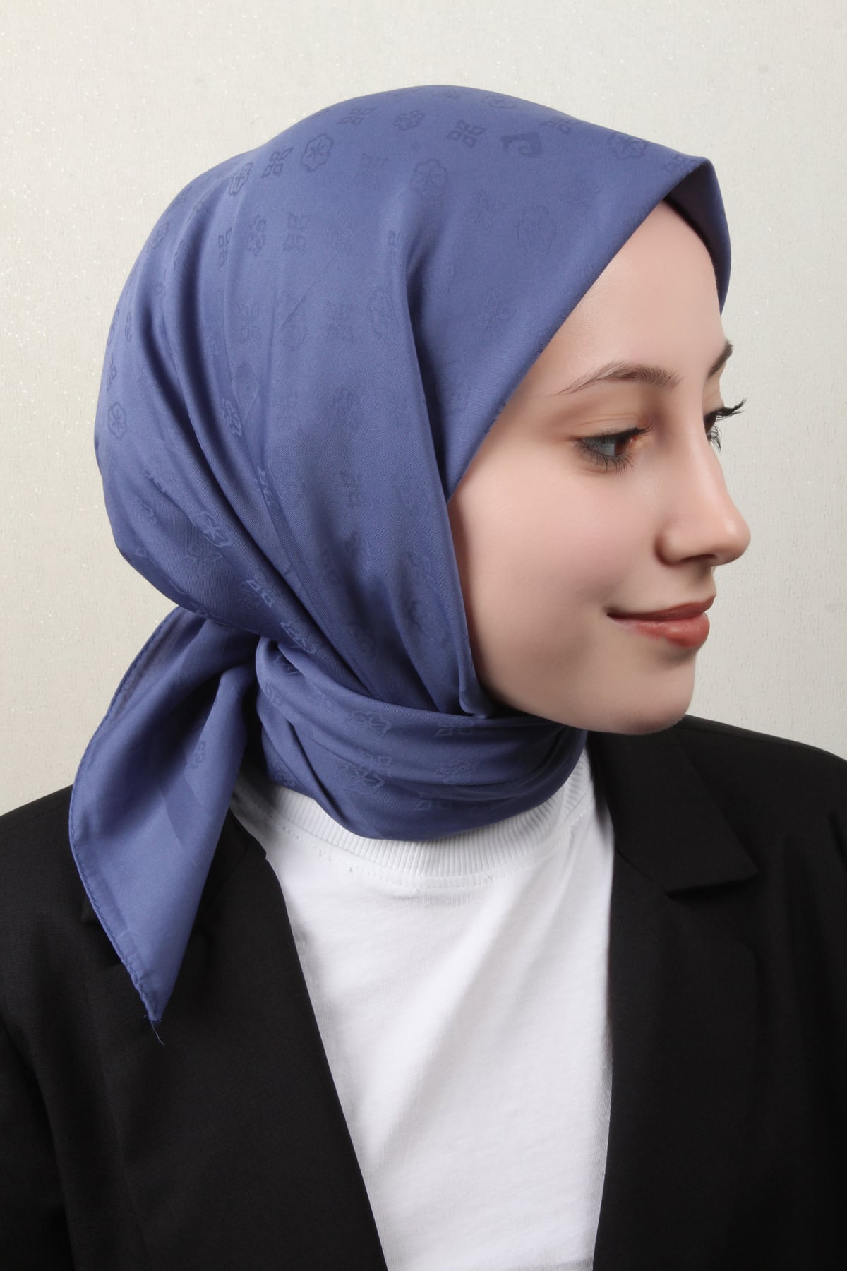 Pierre Cardin Pamuklu Eşarp 1030500-922 İndigo