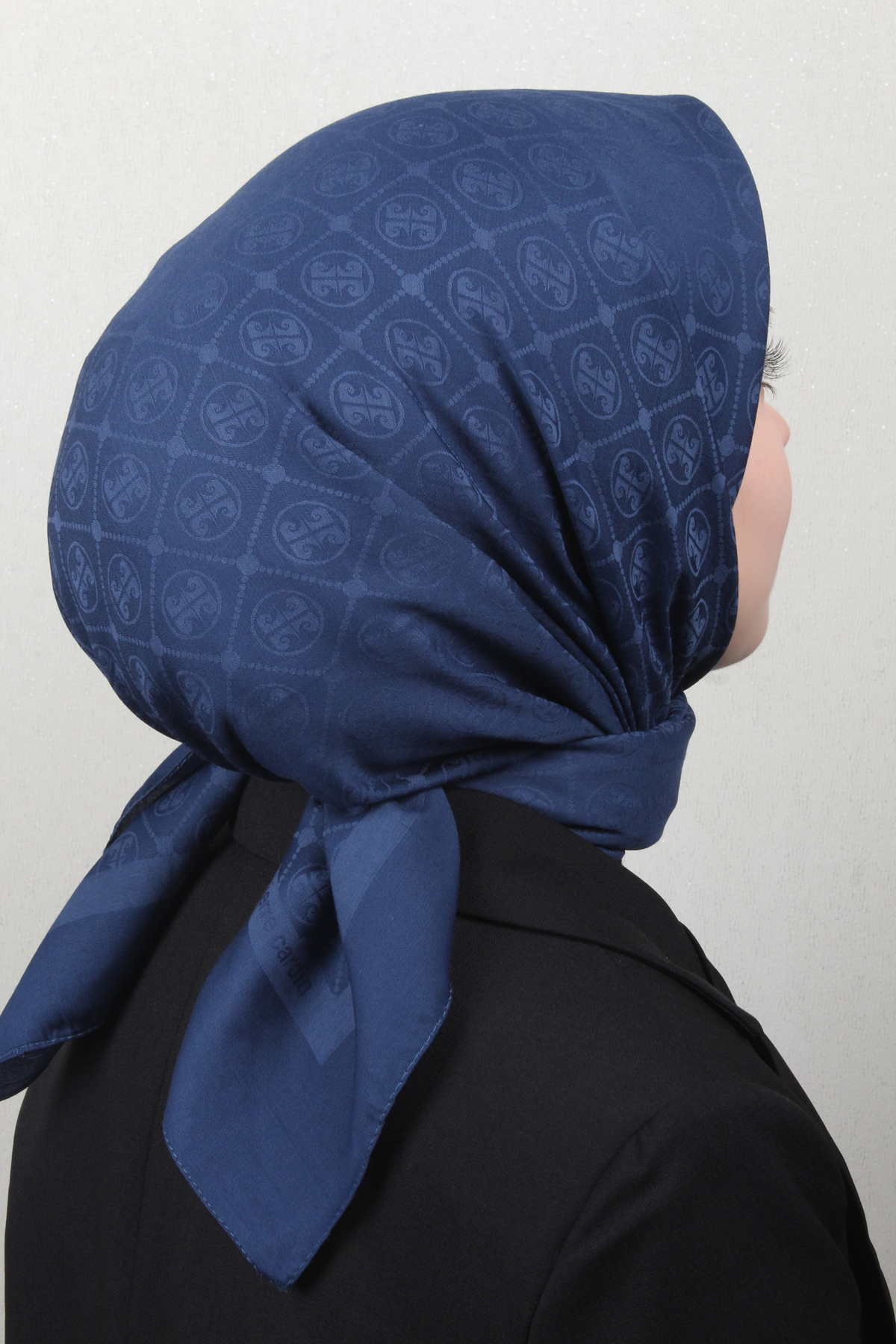 Pierre Cardin Pamuklu Eşarp 4105-10 Lacivert