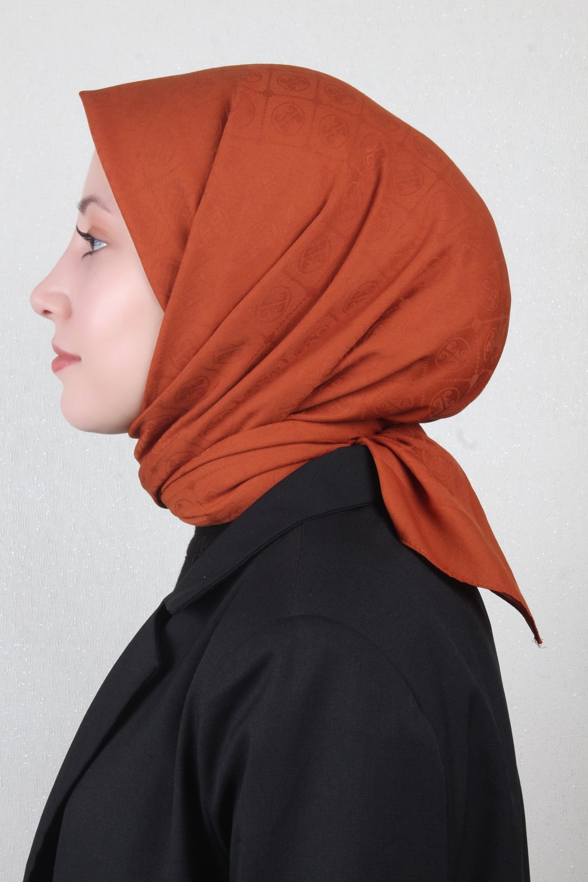 Pierre Cardin Pamuklu Eşarp 4105-11 Kiremit