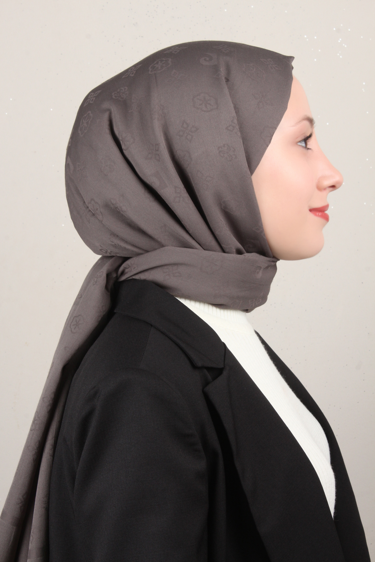 Pierre Cardin Pamuklu Şal 1030600-975 Füme