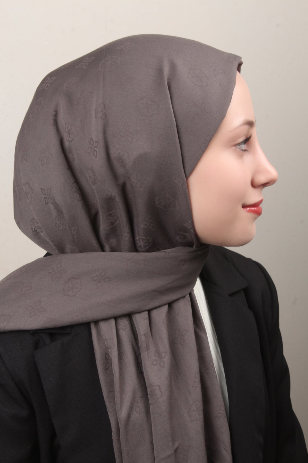 Pierre Cardin Pamuklu Şal 1030600-975 Füme