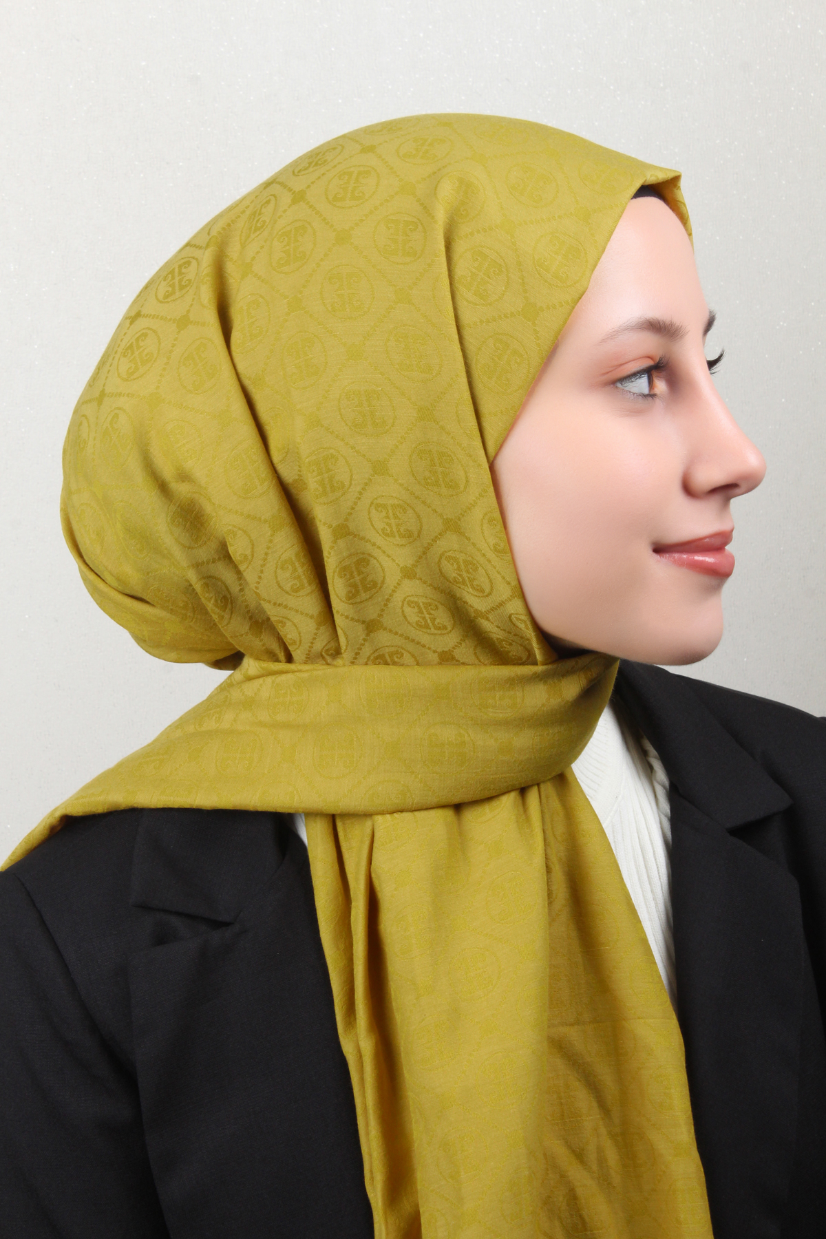 Pierre Cardin Pamuklu Şal 4106-15 Hardal