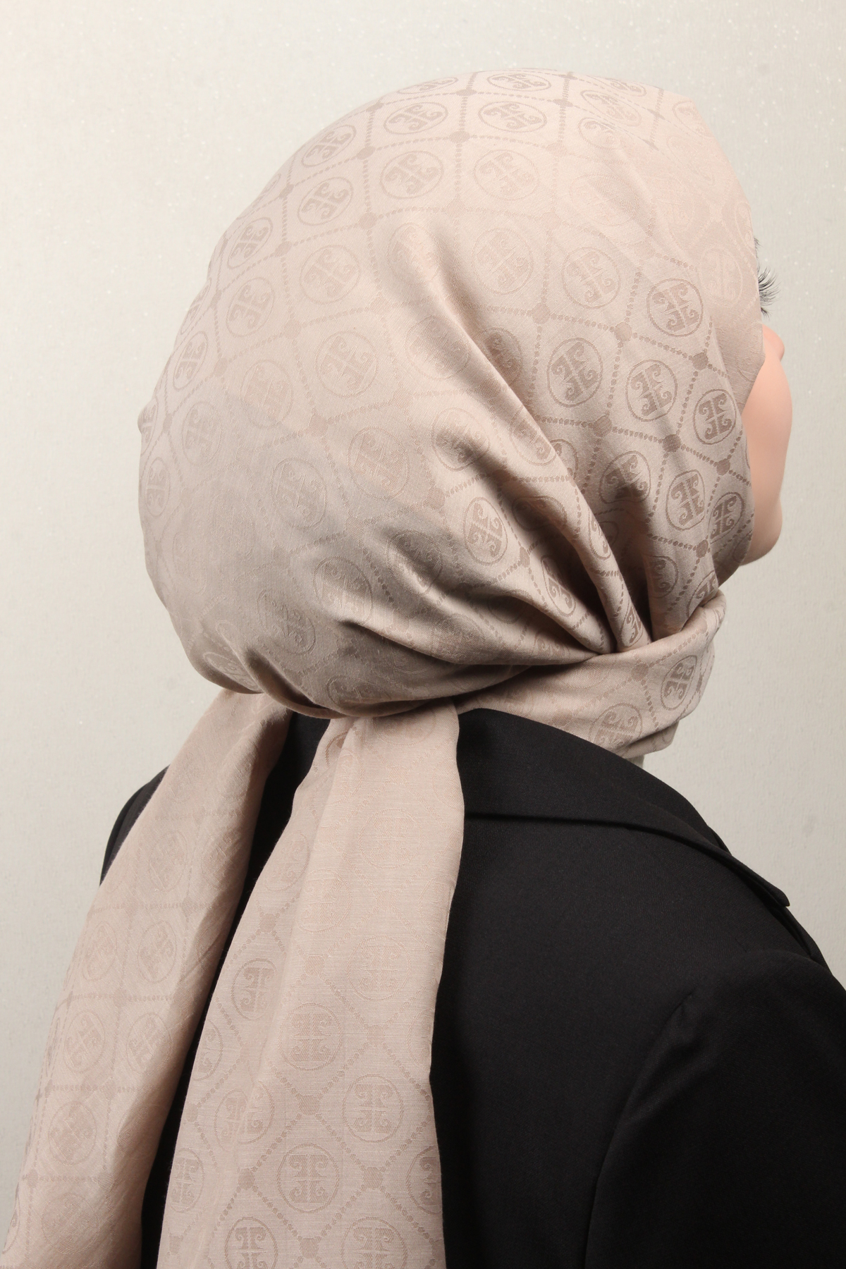 Pierre Cardin Pamuklu Şal 4106-18 Açık Vizon