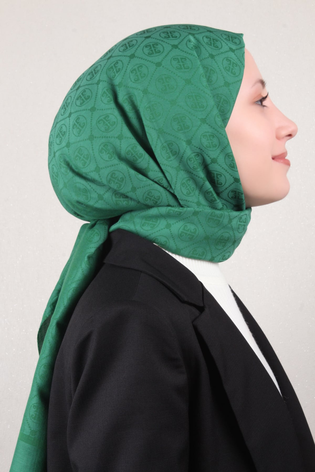 Pierre Cardin Pamuklu Şal 4106-19 Yeşil