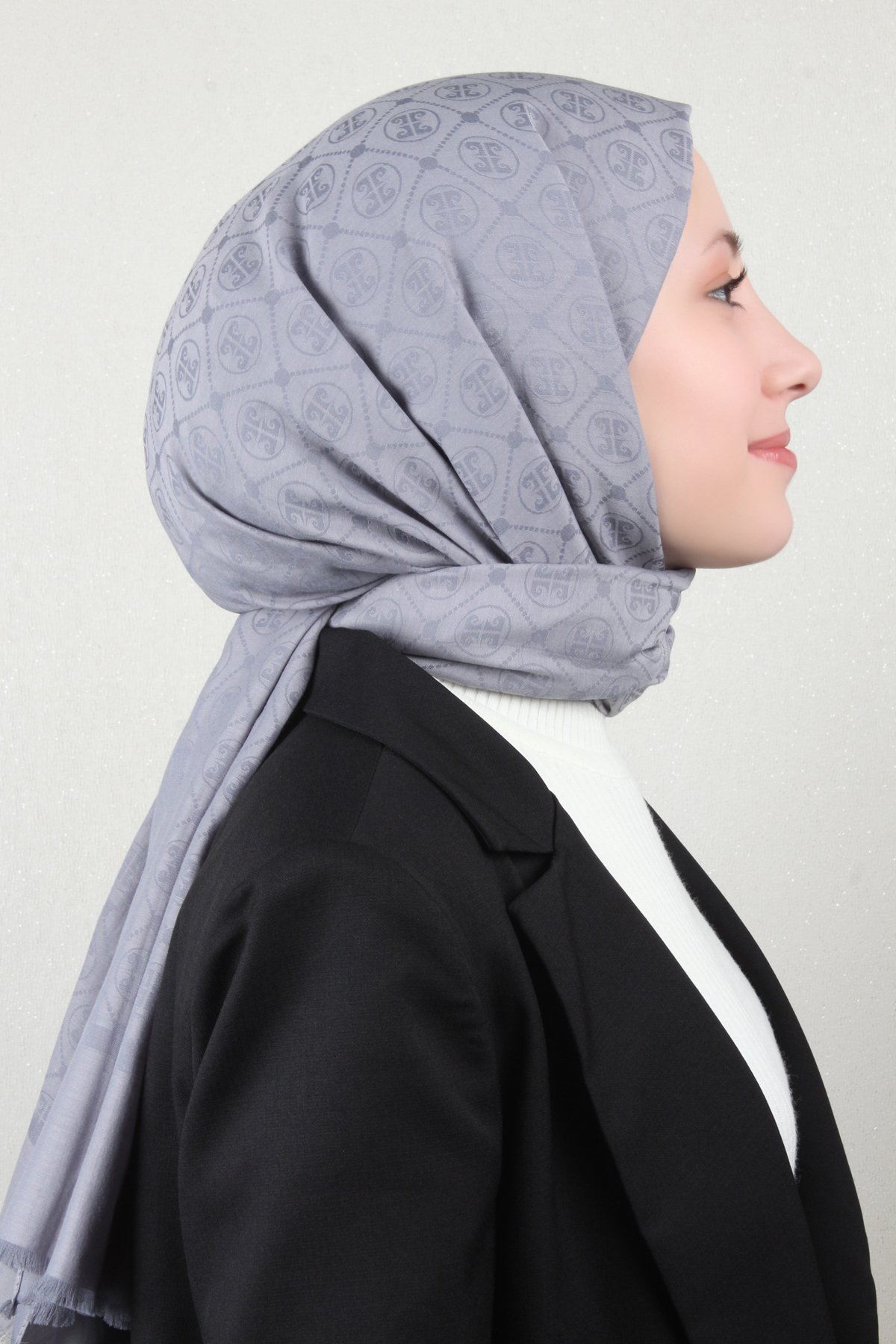 Pierre Cardin Pamuklu Şal 4106-2 Gri