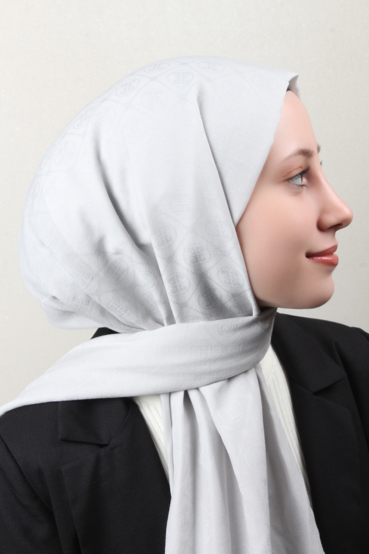 Pierre Cardin Pamuklu Şal 4106-20 Açık Gri
