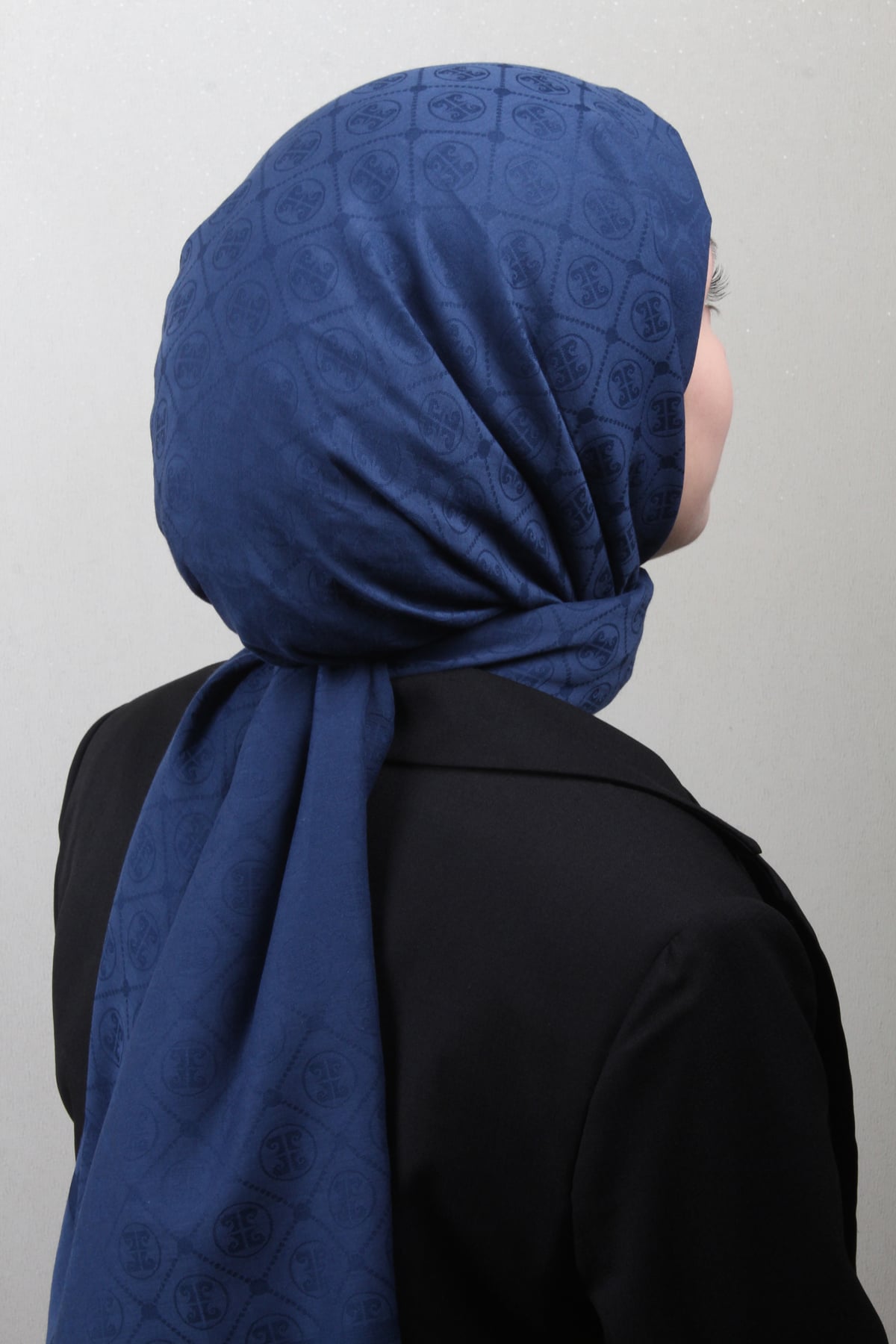 Pierre Cardin Pamuklu Şal 4106-3 Lacivert